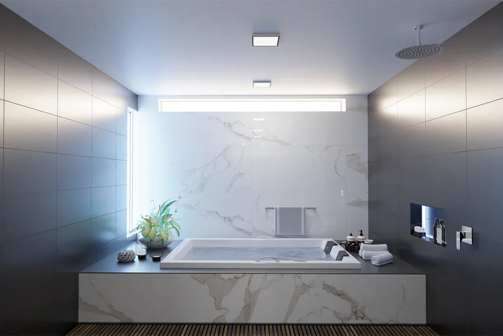 Ideas para Crear un Baño Estilo SPA con Tinas, Revestimientos y Muebles Adecuados 86 Cómo Elegir el Revestimiento Perfecto para tu Baño o Spa en Casa