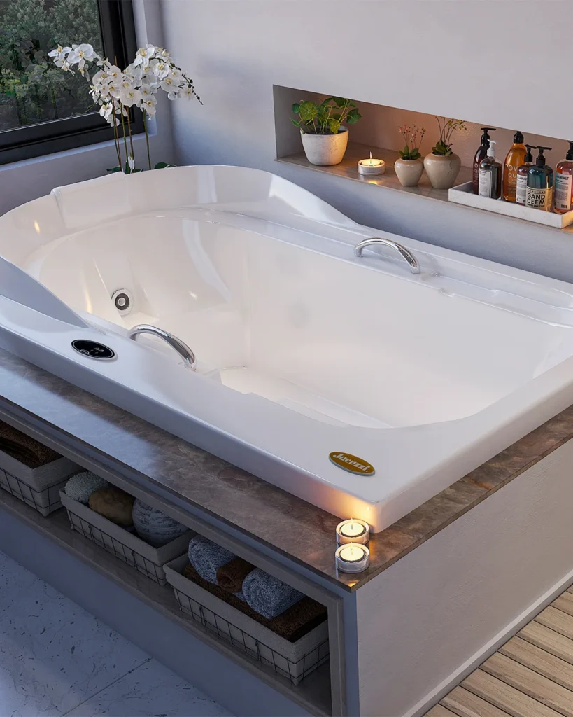 Tinas con Estilo: Cómo Integrarlas en Baños Modernos sin Sacrificar Espacio 5 Elige el Tipo de Tina Adecuada para tu Espacio