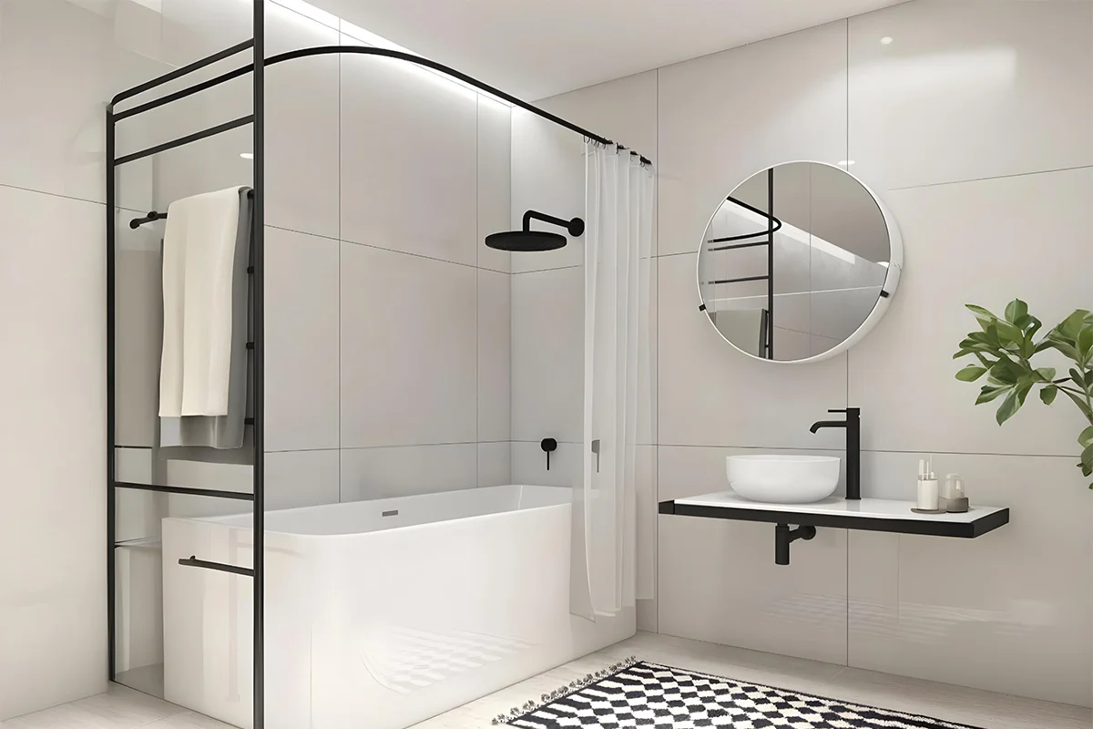 Ducha + Tina: ¿Por Qué Esta Combinación Gana Espacio y Estilo?