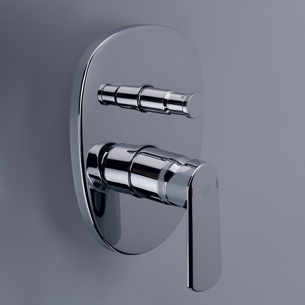 Juego Mezclador Monocomando para Ducha y Tina AROMO,  SalasFV Cerámica, Grifería, Sanitarios, Inodoros, Baños