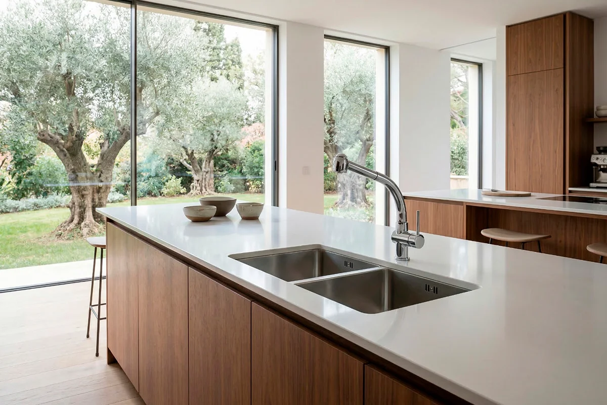 Fregaderos 2026: Diseña una Cocina Profesional en Casa