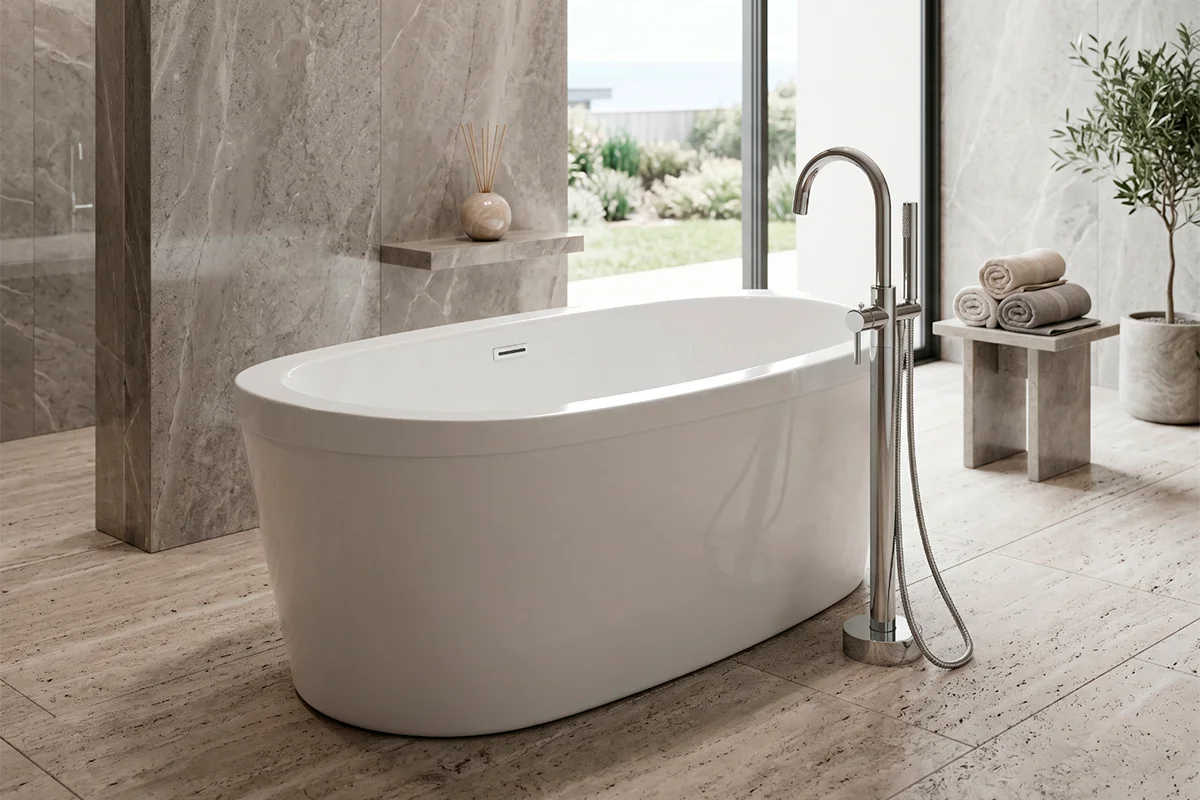 Tu Propio Santuario: Claves Para Integrar una Tina Dentro de tu Baño
