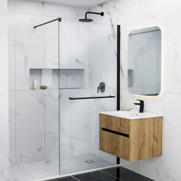 Mamparas de Ducha con Perfilería Negra: Tendencia en Contraste y Minimalismo